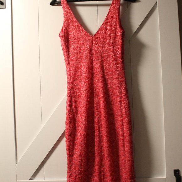 Fredricks of hollywood vneck lace sheath M - Picture 1 of 4